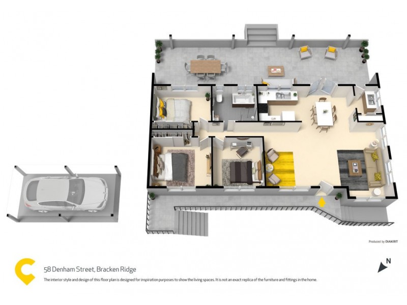58 Denham Street, Bracken Ridge QLD 4017 Floorplan
