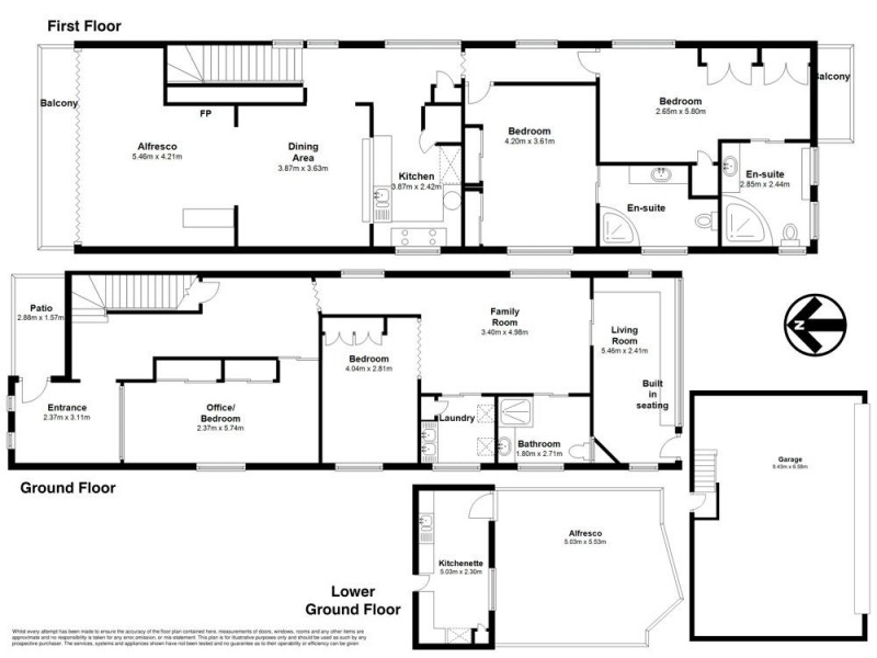 110 Shorncliffe Parade, Shorncliffe QLD 4017 Floorplan