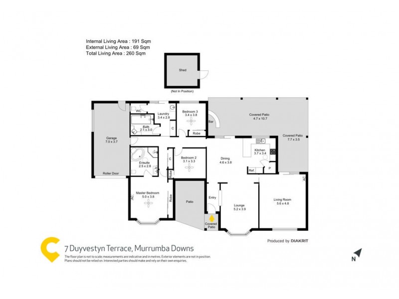 7 Duyvestyn Terrace, Murrumba Downs QLD 4503 Floorplan