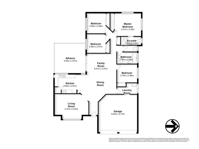14 Springer Place, Bracken Ridge QLD 4017 Floorplan