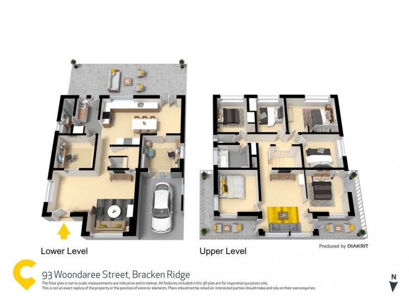 93 Woondaree Street, Bracken Ridge QLD 4017 Floorplan