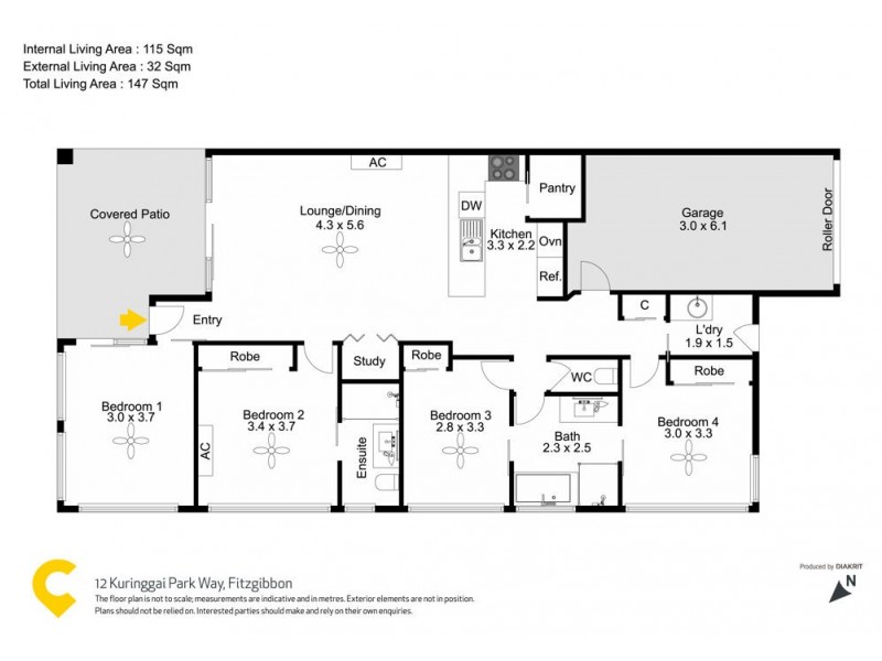 12 Kurringgai Park Way, Fitzgibbon QLD 4018 Floorplan
