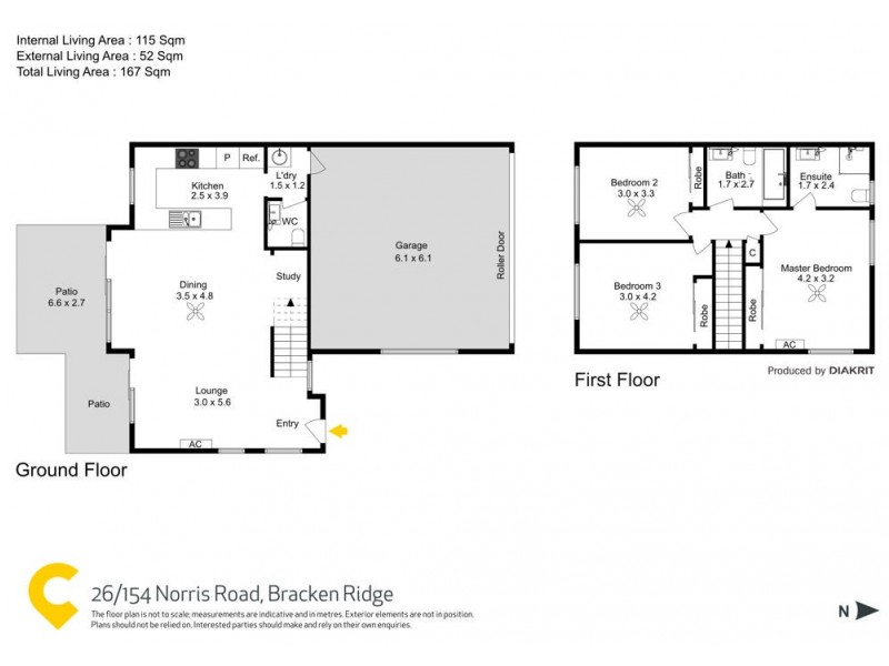 26/154 Norris Road, Bracken Ridge QLD 4017 Floorplan
