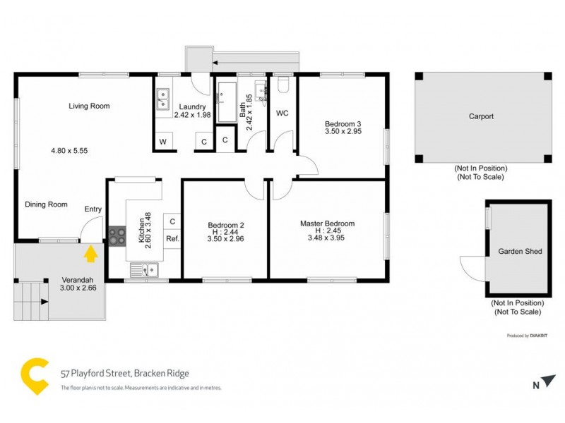 57 Playford Street, Bracken Ridge QLD 4017 Floorplan