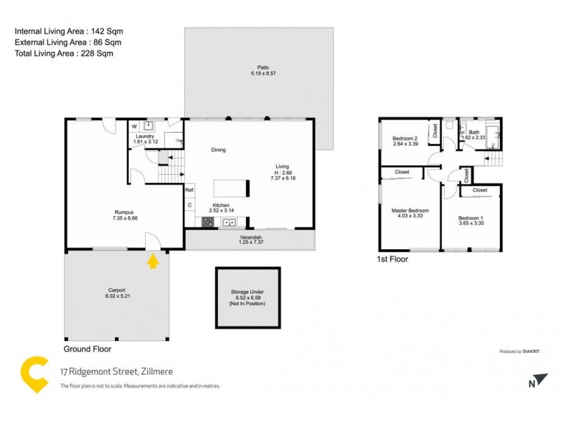 17 Ridgmont Street, Zillmere QLD 4034 Floorplan