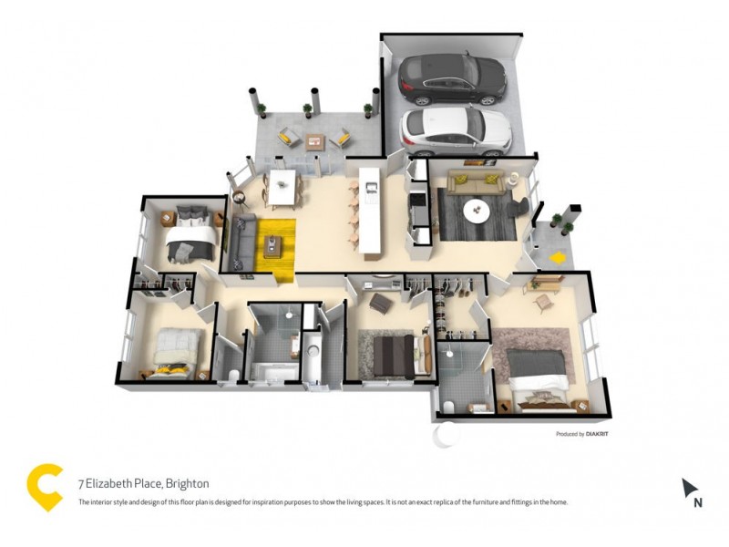 7 Elizabeth Place, Brighton QLD 4017 Floorplan