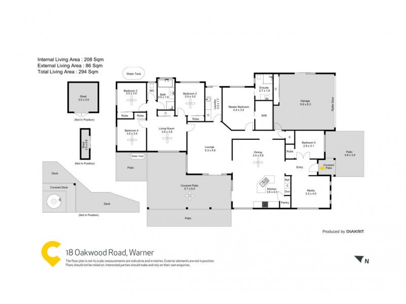 18 Oakwood Road, Warner QLD 4500 Floorplan