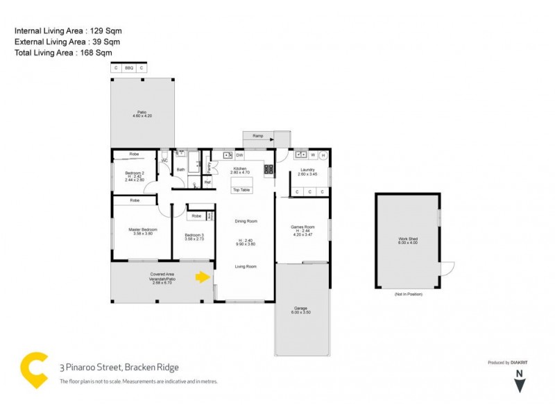 3 Pinnaroo Street, Bracken Ridge QLD 4017 Floorplan