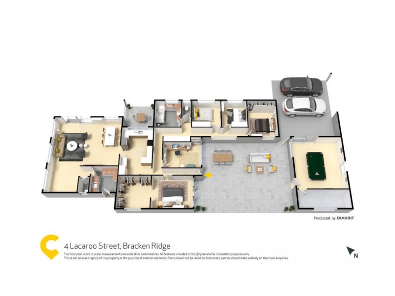 4 Lacaroo Street, Bracken Ridge QLD 4017 Floorplan