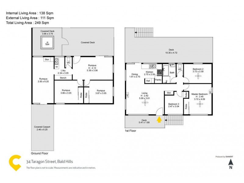34 Taragon Street, Bald Hills QLD 4036 Floorplan