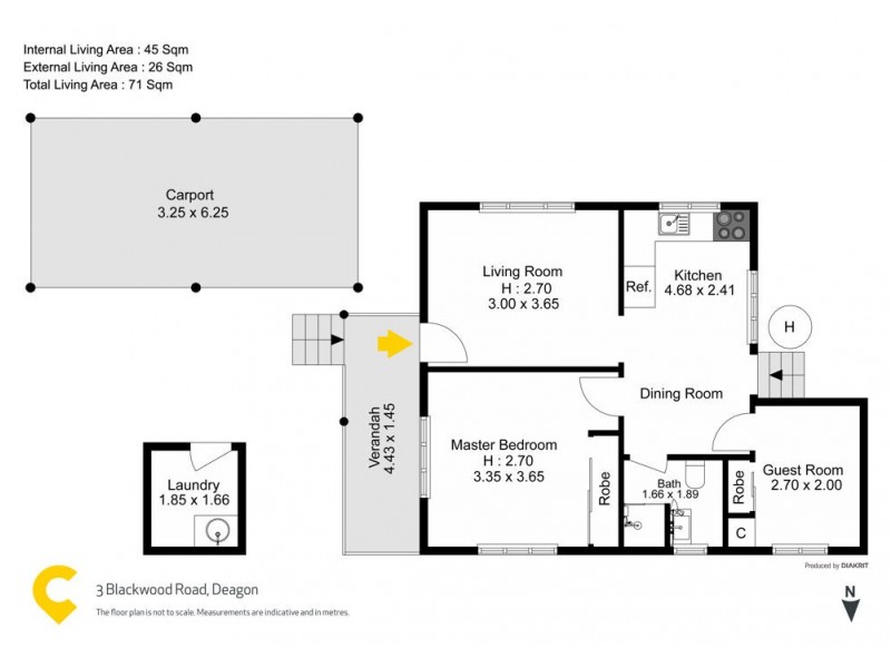 3 Blackwood Road, Deagon QLD 4017 Floorplan