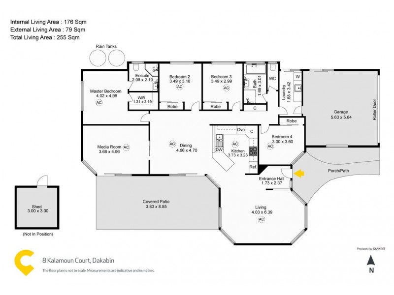 8 Kalamoun Court, Dakabin QLD 4503 Floorplan