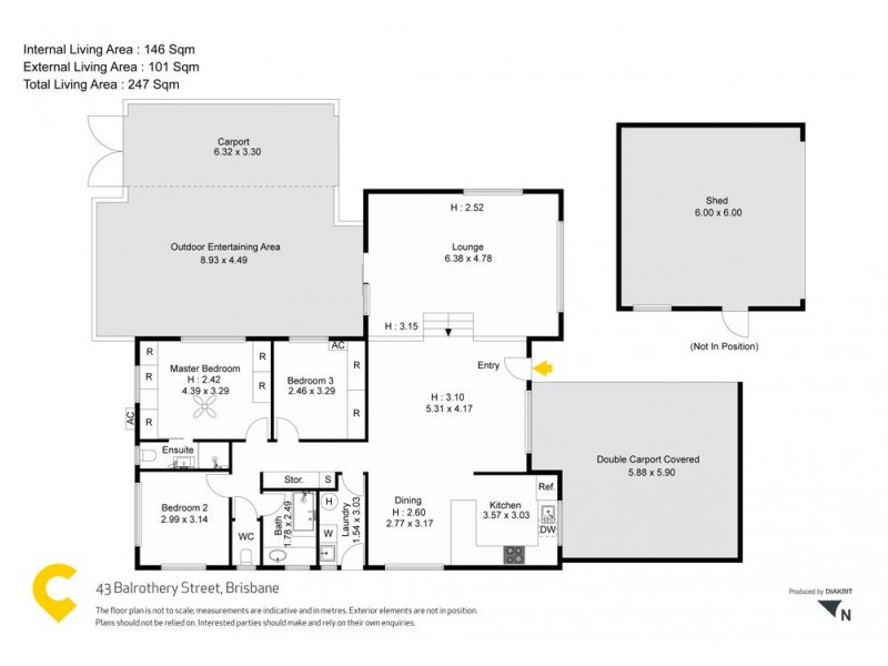 43 Balrothery Street, Bracken Ridge QLD 4017 Floorplan