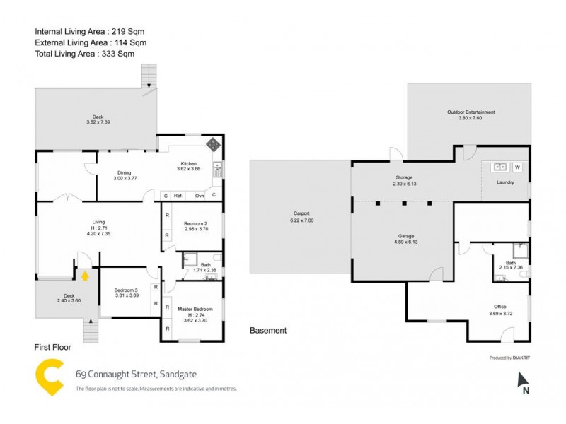 69 Connaught Street, Sandgate QLD 4017 Floorplan
