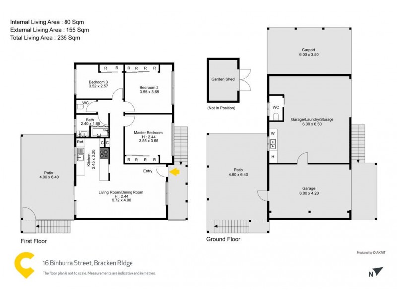 16 Binburra Street, Bracken Ridge QLD 4017 Floorplan