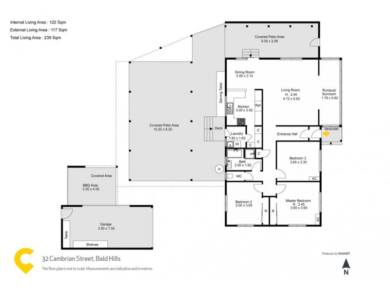32 Cambrian Street, Bald Hills QLD 4036 Floorplan