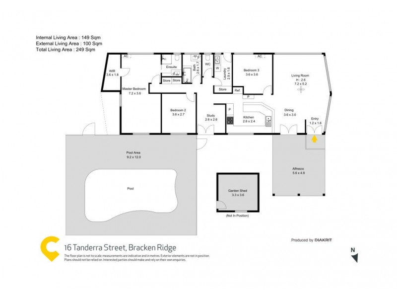 16 Tanderra Street, Bracken Ridge QLD 4017 Floorplan