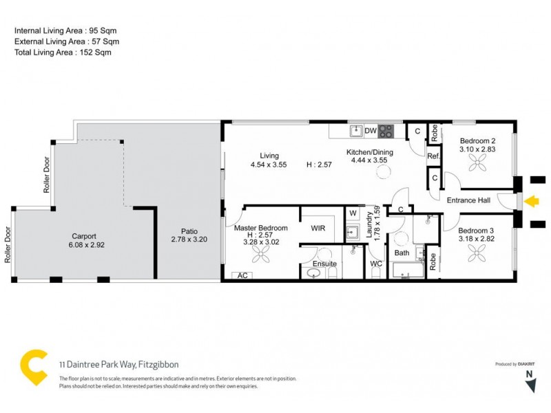 11 Daintree Park Way, Fitzgibbon QLD 4018 Floorplan