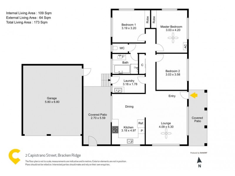 2 Capistrano Street, Bracken Ridge QLD 4017 Floorplan