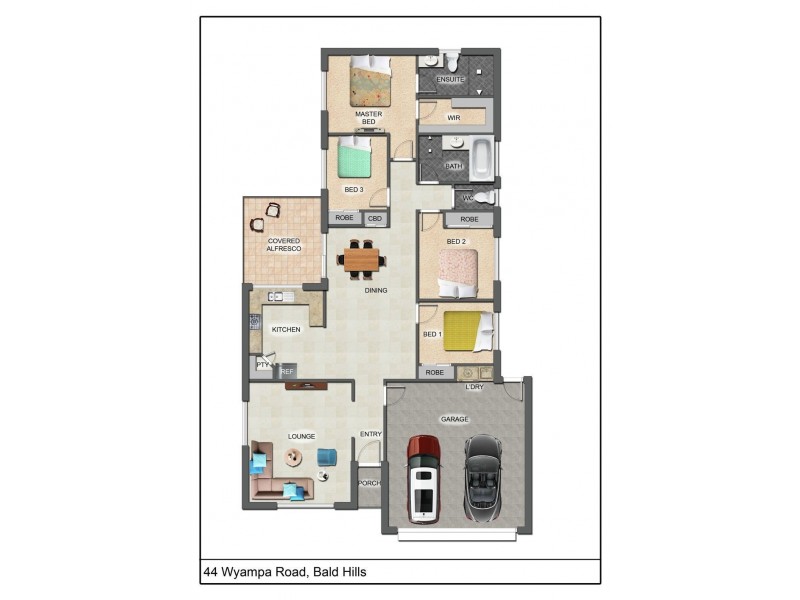 44 Wyampa Road, Bald Hills QLD 4036 Floorplan