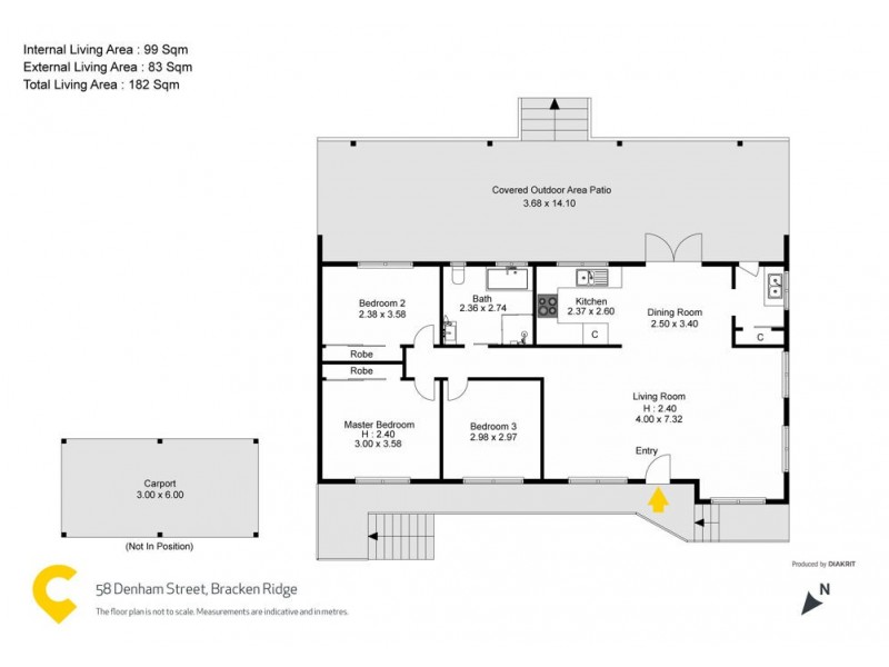 58 Denham Street, Bracken Ridge QLD 4017 Floorplan