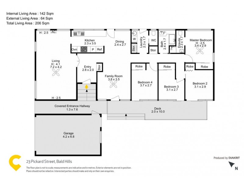 23 Pickard Street, Bald Hills QLD 4036 Floorplan