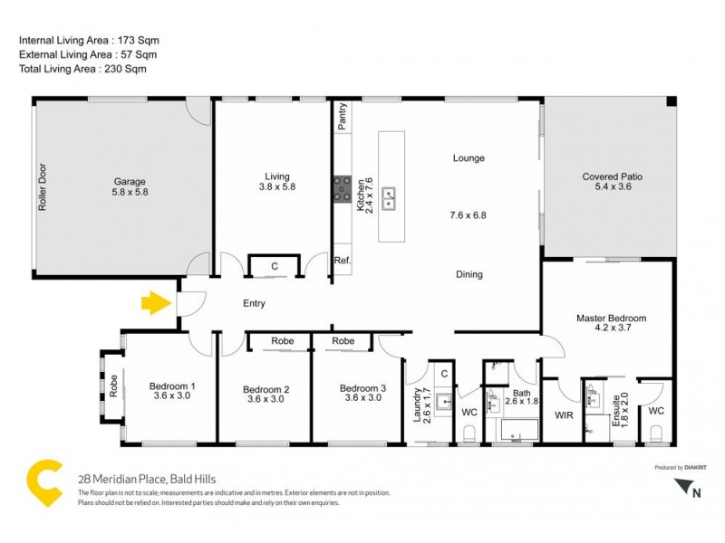 28 Meridian Place, Bald Hills QLD 4036 Floorplan