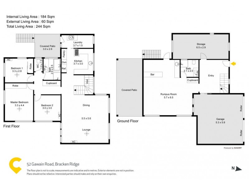 52 Gawain Road, Bracken Ridge QLD 4017 Floorplan