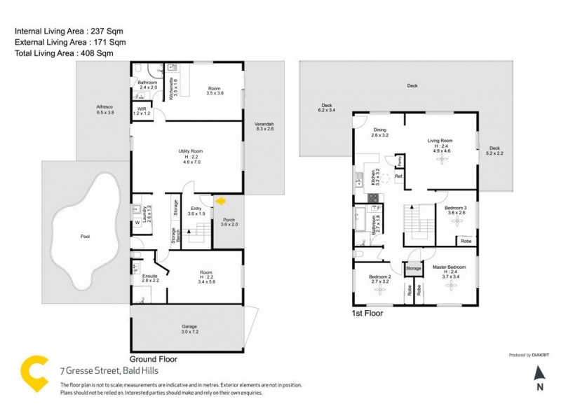 7 Gresse Street, Bald Hills QLD 4036 Floorplan