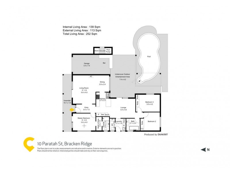 10 Paratah Street, Bracken Ridge QLD 4017 Floorplan