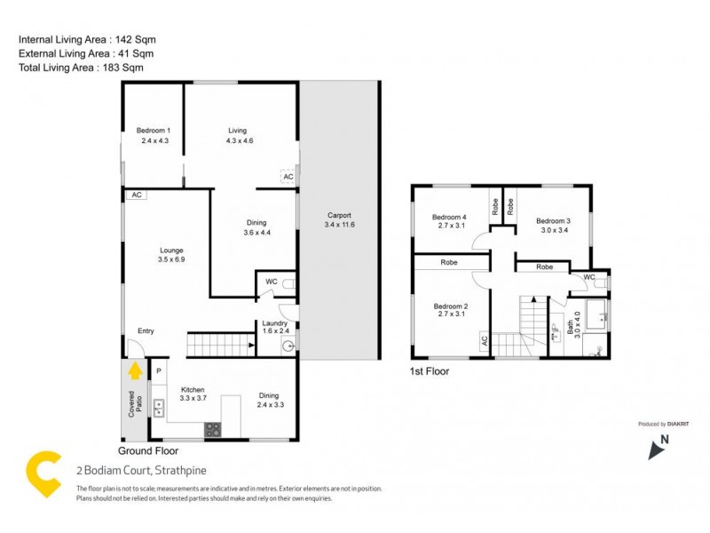 2 Bodiam Court, Strathpine QLD 4500 Floorplan
