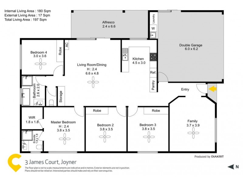 3 James Court, Joyner QLD 4500 Floorplan