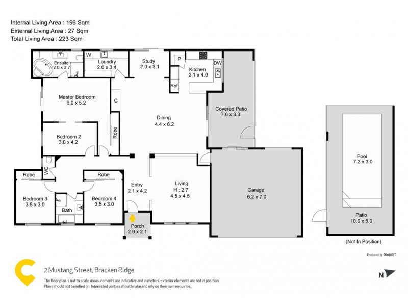 2 Mustang Street, Bracken Ridge QLD 4017 Floorplan