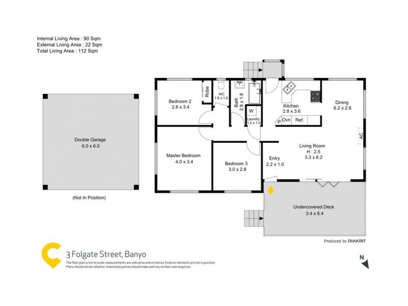 3 Folgate Street, Banyo QLD 4014 Floorplan