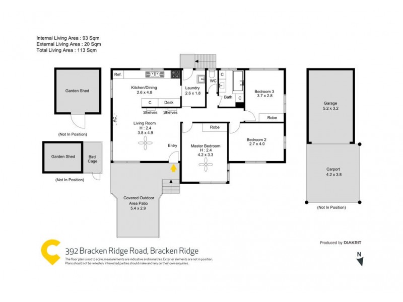 392 Bracken Ridge Road, Bracken Ridge QLD 4017 Floorplan