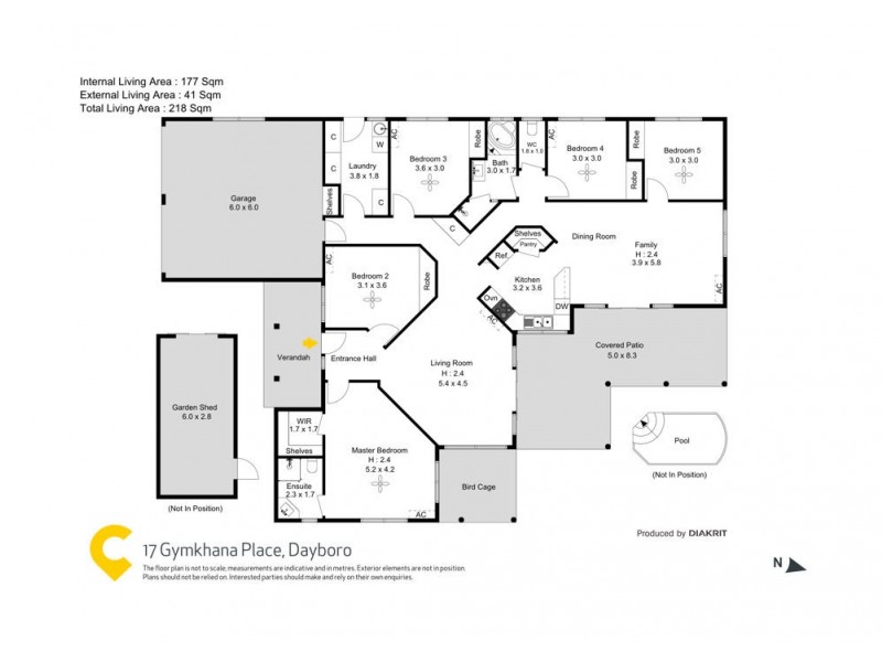 17 Gymkhana Place, Dayboro QLD 4521 Floorplan