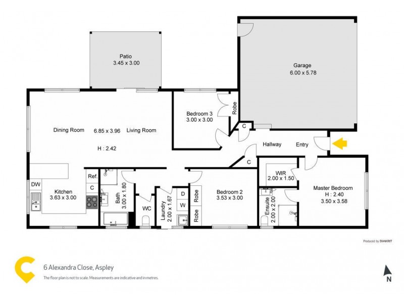 6 Alexandra Close, Aspley QLD 4034 Floorplan