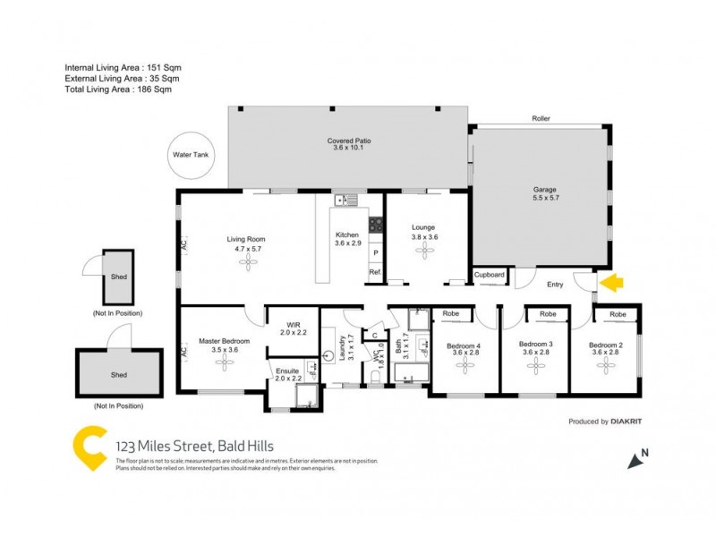 123 Miles Street, Bald Hills QLD 4036 Floorplan