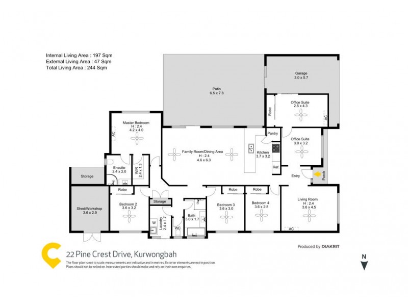 22 Pine Crest Drive, Kurwongbah QLD 4503 Floorplan