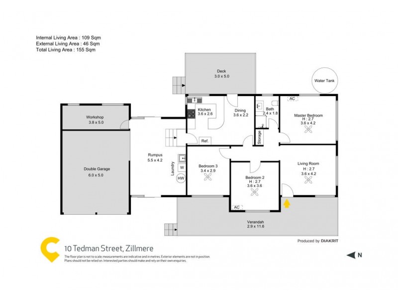 10 Tedman Street, Zillmere QLD 4034 Floorplan