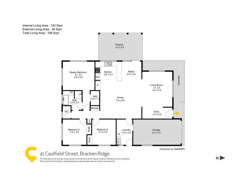 41 Caulfield Street, Bracken Ridge QLD 4017 Floorplan