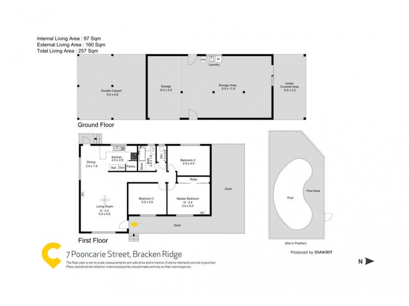7 Pooncarie Street, Bracken Ridge QLD 4017 Floorplan
