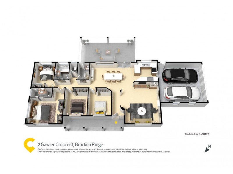 2 Gawler Crescent, Bracken Ridge QLD 4017 Floorplan