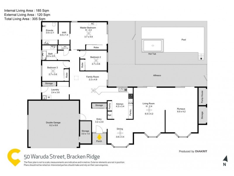 50 Waruda Street, Bracken Ridge QLD 4017 Floorplan