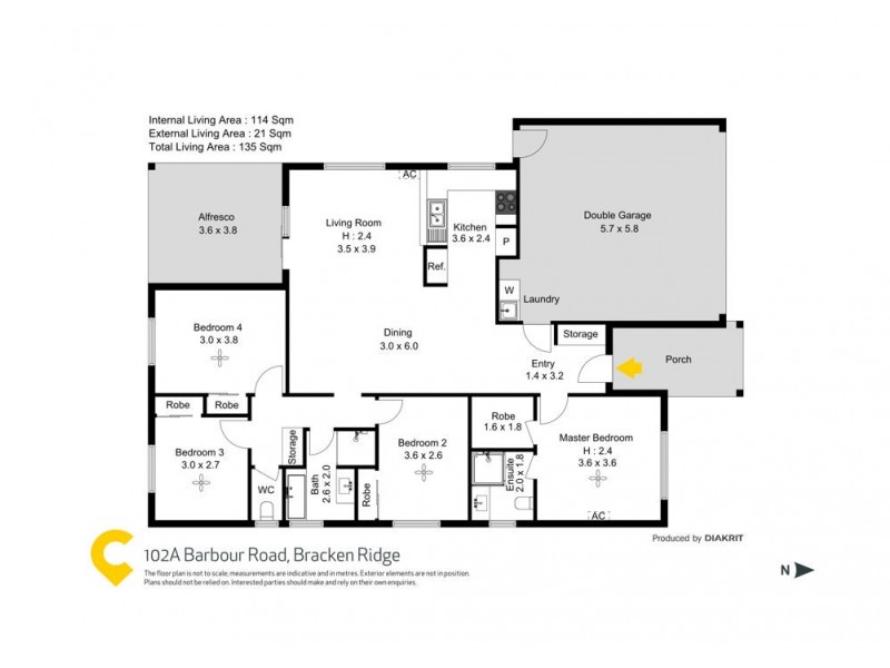 102A Barbour Road, Bracken Ridge QLD 4017 Floorplan