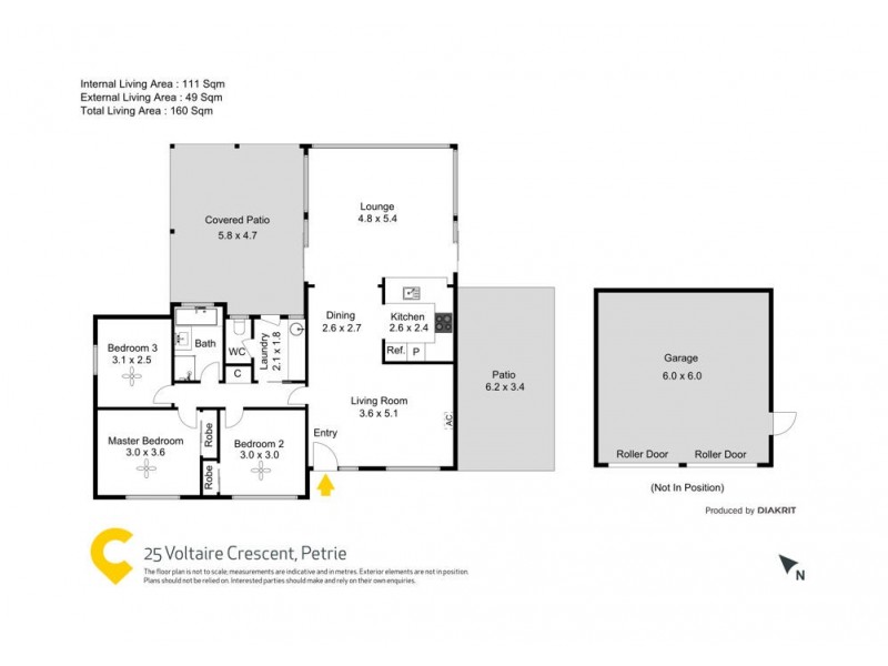 25 Voltaire Crescent, Petrie QLD 4502 Floorplan