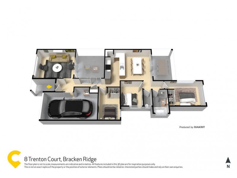8 Trenton Court, Bracken Ridge QLD 4017 Floorplan