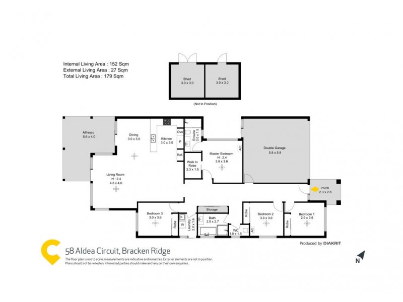 58 Aldea Circuit, Bracken Ridge QLD 4017 Floorplan