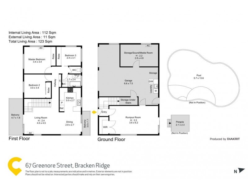67 Greenore Street, Bracken Ridge QLD 4017 Floorplan
