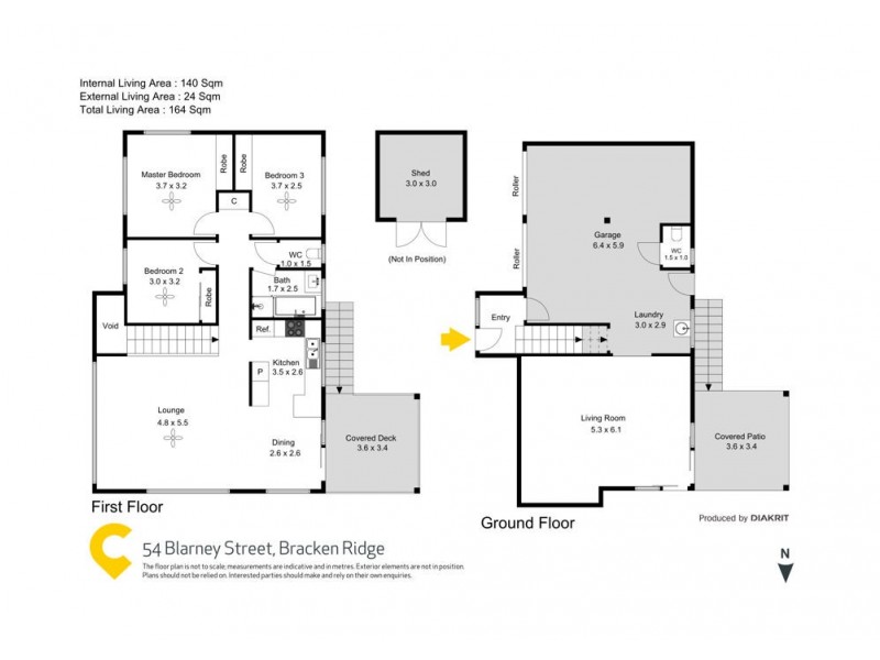54 Blarney Street, Bracken Ridge QLD 4017 Floorplan